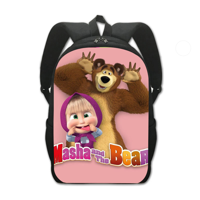 Kawaii Cartoon Masha And The Bear Backpack