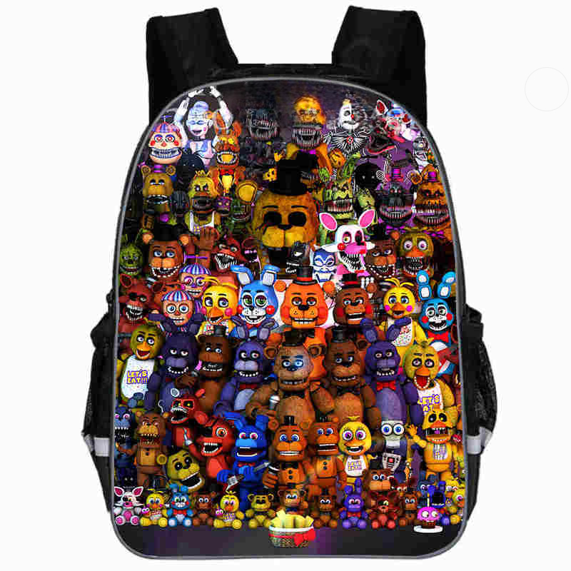 Kawaii Cartoon Five Nights At Freddy's Backpack