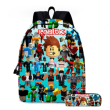 Kawaii Cartoon Roblox Backpack With Pencil Case Kawaii Cartoon Roblox Backpack With Pencil Case