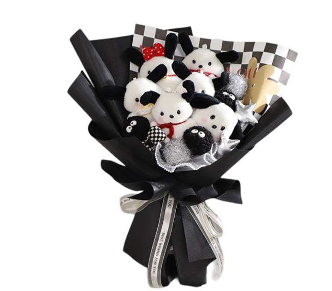 Sanrio Kawaii Cartoon Pochacco Plush Toy Bouquet 