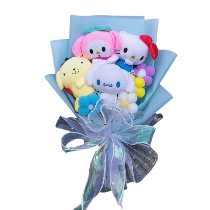 Sanrio Kawaii Cartoon Plush Toy Bouquet