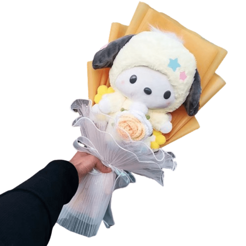 46cm Sanrio Kawaii Pochacco Plush Bouquet