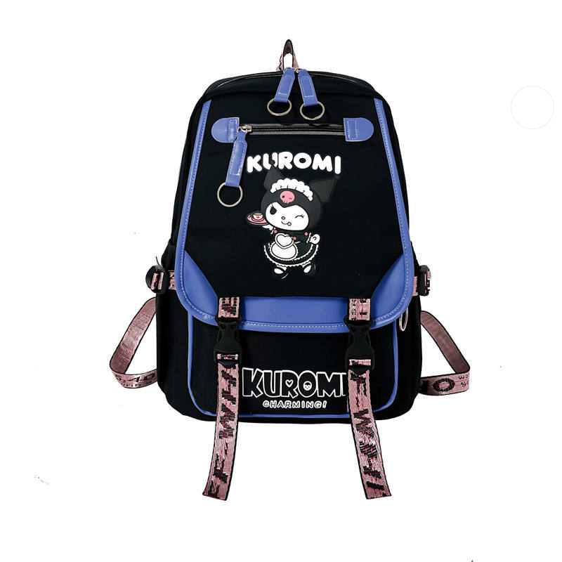 Cartoon Kuromi Student Kawaii Backpack