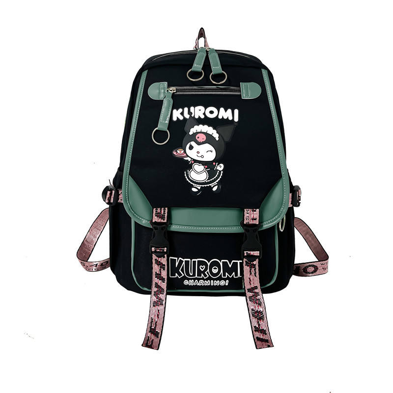 Cartoon Kuromi Student Kawaii Backpack