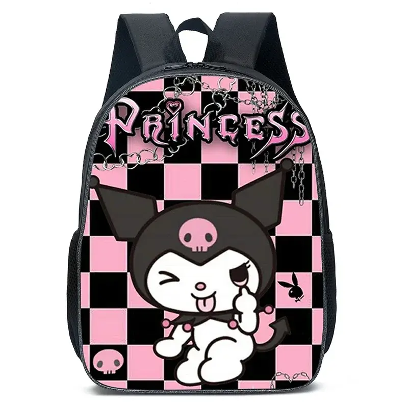 Kawaii Cartoon Princess Kuromi Waterproof Backpack Kawaii Cartoon Princess Kuromi Waterproof Backpack