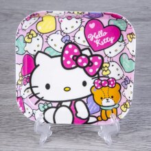 New Sanrio HelloKitty MyMelody Tableware Kawaii Anime Melamine Imitation Ceramic Kitchen Children’s Cake Plate Anti Shatter Tray New Sanrio HelloKitty MyMelody Tableware Kawaii Anime Melamine Imitation Ceramic Kitchen Children's Cake Plate Anti Shatter Tray