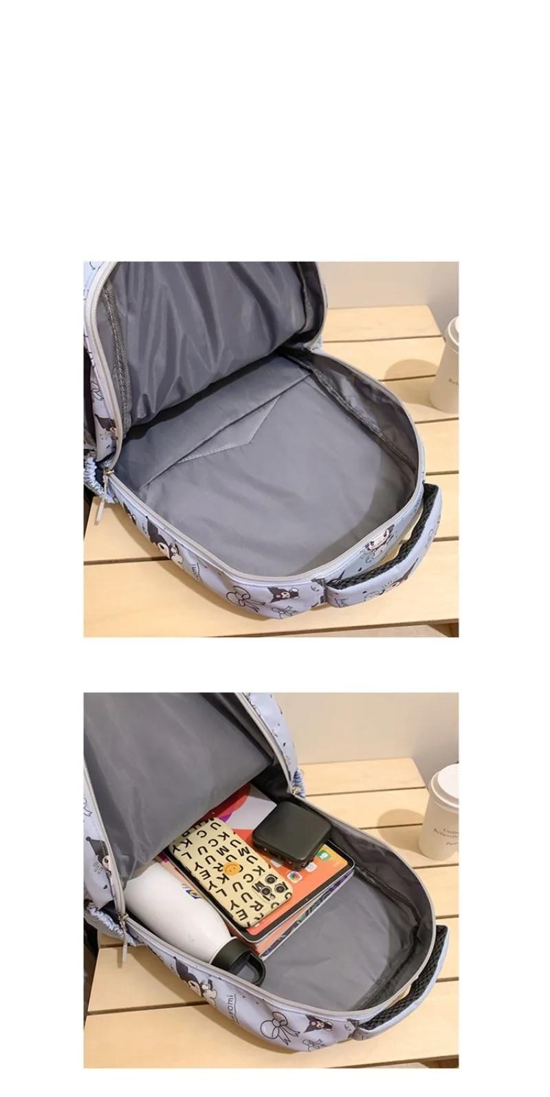 Kawaii Anime Kuromi Large Backpack