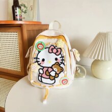 Miniso Hello Kitty 2024 New Women’s Backpack Fashionable High Quality Student Backpack Cartoon Large Capacity Girl Backpack Miniso Hello Kitty 2024 New Women's Backpack Fashionable High Quality Student Backpack Cartoon Large Capacity Girl Backpack