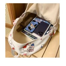 Miniso Hello Kitty New Women’s Backpack Fashionable High Quality Student Backpack Cartoon Large Capacity Storage Backpack Miniso Hello Kitty New Women's Backpack Fashionable High Quality Student Backpack Cartoon Large Capacity Storage Backpack