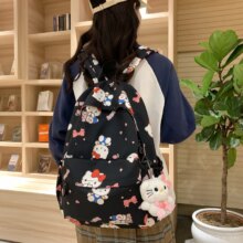 Miniso Hello Kitty New Women’s Backpack Fashionable High Quality Student Backpack Cartoon Large Capacity Storage Backpack Miniso Hello Kitty New Women's Backpack Fashionable High Quality Student Backpack Cartoon Large Capacity Storage Backpack