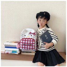 Miniso Hello Kitty New Women’s Backpack Fashionable High Quality Girls’ Backpack Cartoon Large Capacity Children’s Backpack Miniso Hello Kitty New Women's Backpack Fashionable High Quality Girls' Backpack Cartoon Large Capacity Children's Backpack