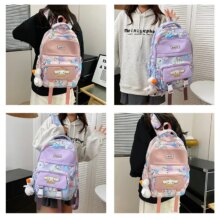 Miniso Cinnamoroll New Student School Bag Fashionable High Quality Women’s Backpack Small Fresh Large Capacity Girl Backpack Miniso Cinnamoroll New Student School Bag Fashionable High Quality Women's Backpack Small Fresh Large Capacity Girl Backpack