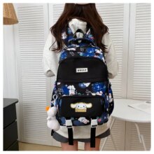 Miniso Cinnamoroll New Student School Bag Fashionable High Quality Women’s Backpack Small Fresh Large Capacity Girl Backpack Miniso Cinnamoroll New Student School Bag Fashionable High Quality Women's Backpack Small Fresh Large Capacity Girl Backpack