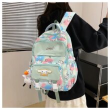 Miniso Cinnamoroll New Student School Bag Fashionable High Quality Women’s Backpack Small Fresh Large Capacity Girl Backpack Miniso Cinnamoroll New Student School Bag Fashionable High Quality Women's Backpack Small Fresh Large Capacity Girl Backpack
