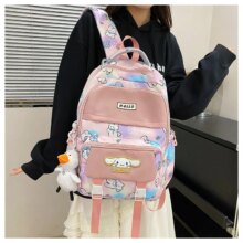 Miniso Cinnamoroll New Student School Bag Fashionable High Quality Women’s Backpack Small Fresh Large Capacity Girl Backpack Miniso Cinnamoroll New Student School Bag Fashionable High Quality Women's Backpack Small Fresh Large Capacity Girl Backpack