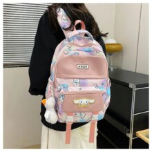 Miniso Cinnamoroll New Student School Bag Fashionable High Quality Women’s Backpack Small Fresh Large Capacity Girl Backpack Miniso Cinnamoroll New Student School Bag Fashionable High Quality Women's Backpack Small Fresh Large Capacity Girl Backpack