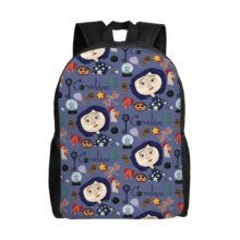 Coraline Halloween Horror Movie Backpack Coraline Halloween Horror Movie Backpack