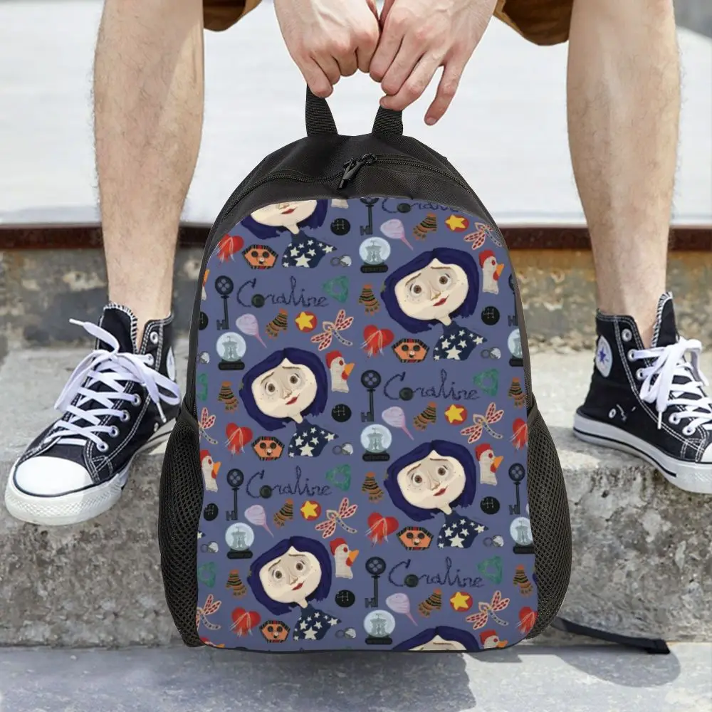 Coraline Halloween Horror Movie Backpack
