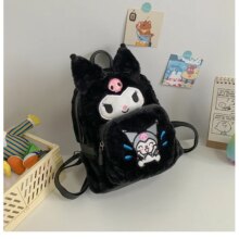 Hello Kitty Kulomi Cartoons Backpack Sanrio Cute Cat Plush School Bag 18x25x12cm Soft Shoulder Handbag Girls Birthday Gifts – 1 Hello Kitty Kulomi Cartoons Backpack Sanrio Cute Cat Plush School Bag 18x25x12cm Soft Shoulder Handbag Girls Birthday Gifts - 1