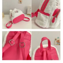 Hello Kitty Kulomi Cartoons Backpack Sanrio Cute Cat Plush School Bag 18x25x12cm Soft Shoulder Handbag Girls Birthday Gifts – 3 Hello Kitty Kulomi Cartoons Backpack Sanrio Cute Cat Plush School Bag 18x25x12cm Soft Shoulder Handbag Girls Birthday Gifts - 3