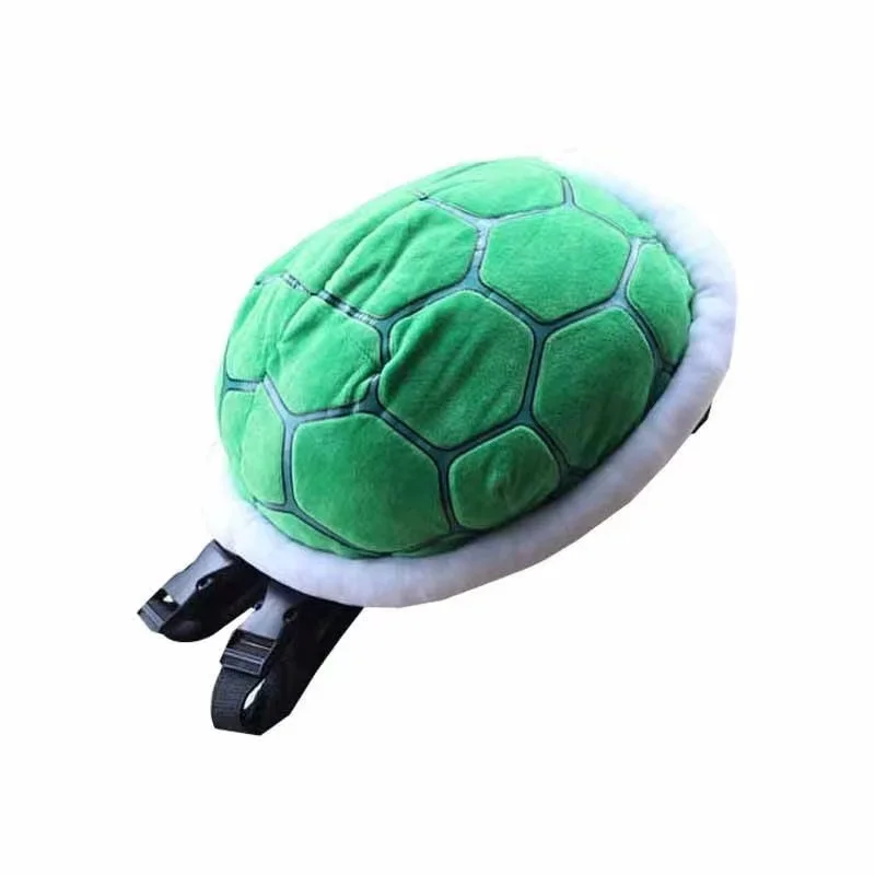 30x28cm Mario Turtle Shell Plush Kawaii Backpack