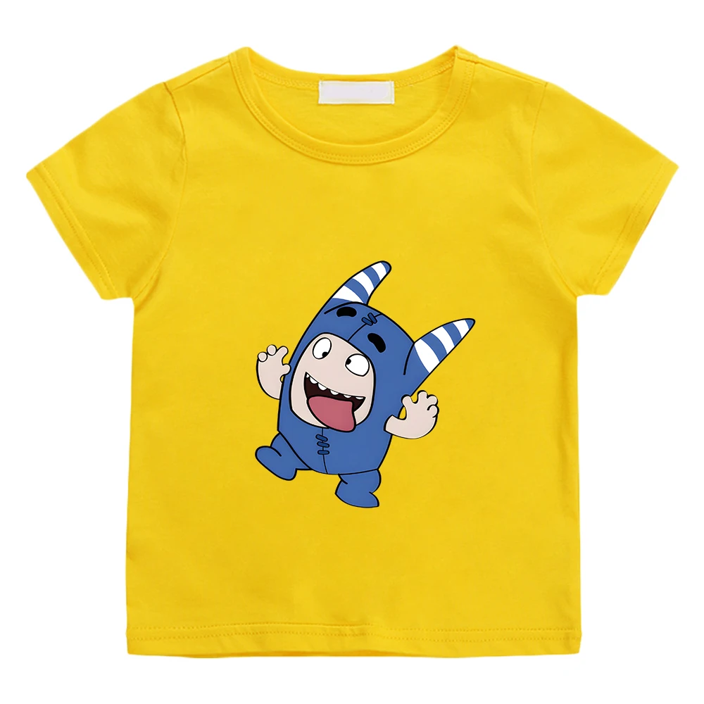 Kawaii Cartoon Pogo Oddbods Cotton T-shirt