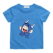 Oddbods Blue POGO Cartoon T-shirt 100% Cotton Casual Summer Children Tee-shirt High Quality Comfortable Tees Boys Girls Tshirts Oddbods Blue POGO Cartoon T-shirt 100% Cotton Casual Summer Children Tee-shirt High Quality Comfortable Tees Boys Girls Tshirts