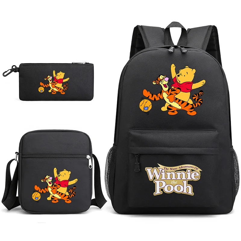Winnie The Pooh School Bag And Lunch Bag With Pencil Case