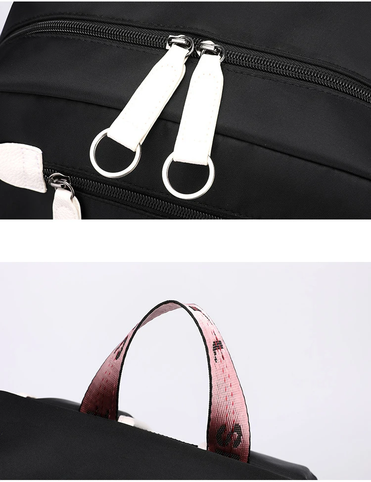 Kawaii Descendants 2 White Color USB Charging Backpack