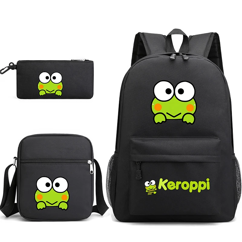 3 Set Sanrio Kawaii Keroppi Backpack