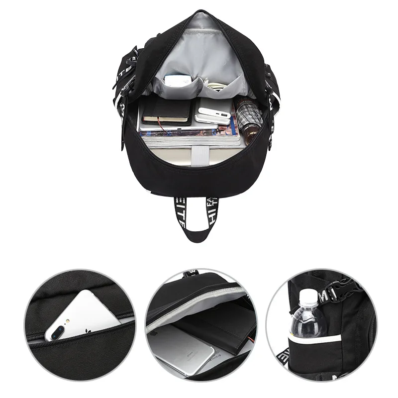 Kawaii Cartoon Winnie The Pooh Backpack With USB Port