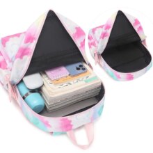 3Pcs/Set Sanrio Kuromi Backpack Boys Girls Kids Schoolbag Students Bagpack Cartoon Colorful Bookbag Travel Rucksack Mochila 3Pcs/Set Sanrio Kuromi Backpack Boys Girls Kids Schoolbag Students Bagpack Cartoon Colorful Bookbag Travel Rucksack Mochila