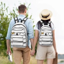 Snoopy Woodstock Cartoon Stripe Backpack for Men Women Teenage Student Hiking Travel Daypack Laptop Computer Canvas Bags Pocket Snoopy Woodstock Cartoon Stripe Backpack for Men Women Teenage Student Hiking Travel Daypack Laptop Computer Canvas Bags Pocket