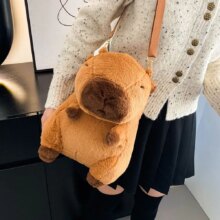 Capybara Capybara Plush Backpack Simple Animals Plush Doll Bag Students School Bag Cartoon Knapsack Cartoon Backpack Girls Capybara Capybara Plush Backpack Simple Animals Plush Doll Bag Students School Bag Cartoon Knapsack Cartoon Backpack Girls