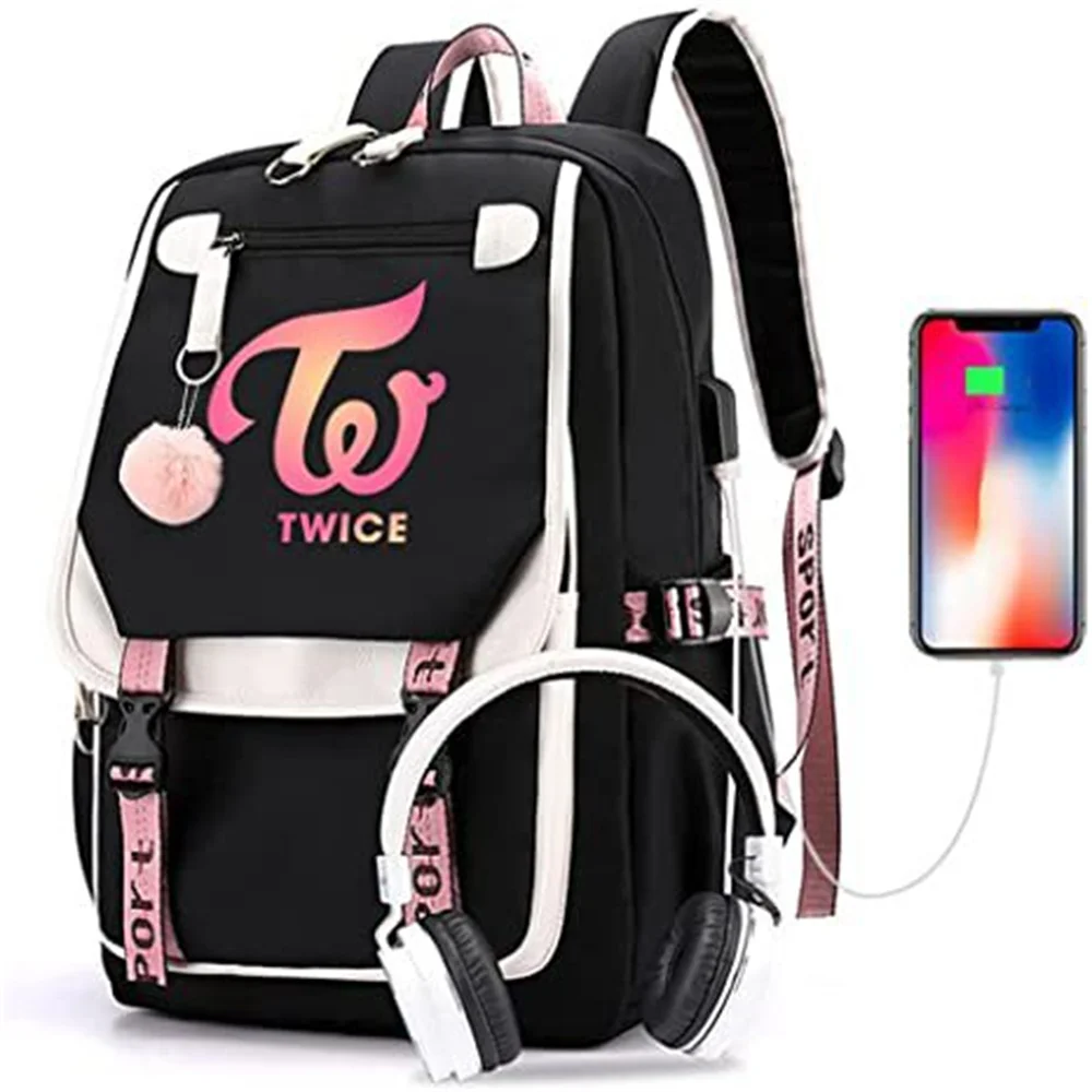 Kawaii Twice USB Charge Backpack