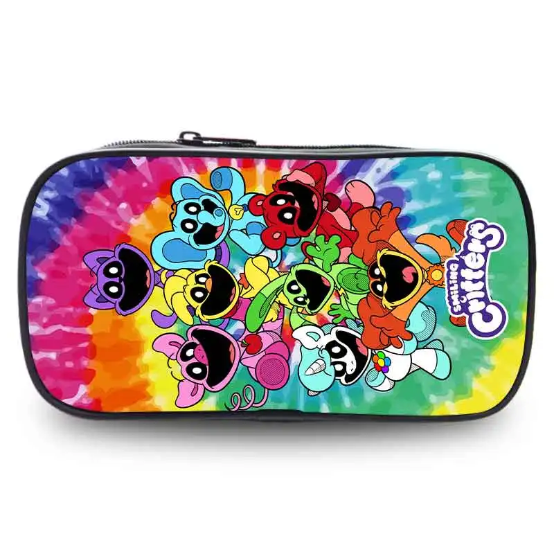Cartoon Smiling Anime Critters Pencil Case