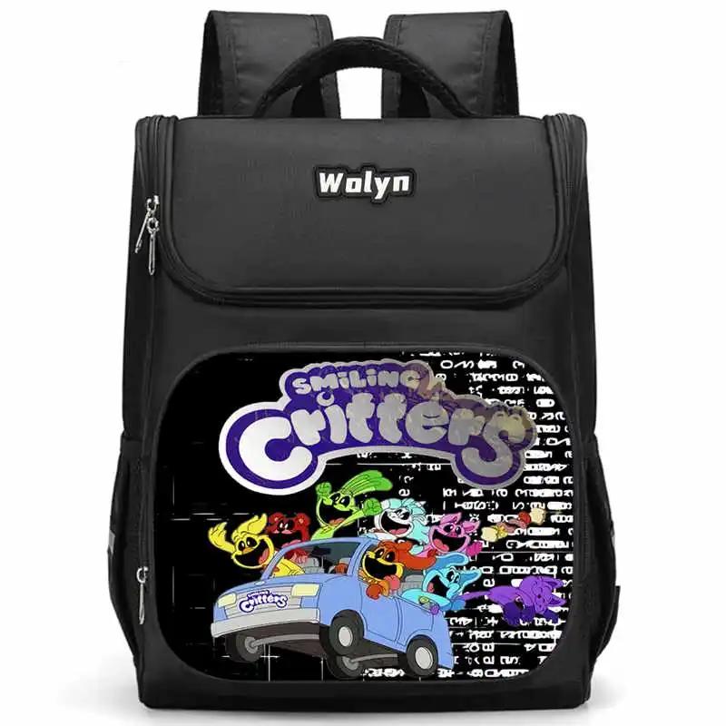 Kawaii Cartoon Smiling Critters Children Backpack