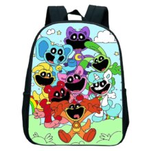 Funny Smiling Critters Print Schoolbag Cartoon Kindergarten Backpack for Preschool Girls And Boys Lightweight Baby Toddler Bags Funny Smiling Critters Print Schoolbag Cartoon Kindergarten Backpack for Preschool Girls And Boys Lightweight Baby Toddler Bags
