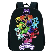 Funny Smiling Critters Print Schoolbag Cartoon Kindergarten Backpack for Preschool Girls And Boys Lightweight Baby Toddler Bags Funny Smiling Critters Print Schoolbag Cartoon Kindergarten Backpack for Preschool Girls And Boys Lightweight Baby Toddler Bags