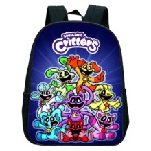 Funny Smiling Critters Print Schoolbag Cartoon Kindergarten Backpack for Preschool Girls And Boys Lightweight Baby Toddler Bags Funny Smiling Critters Print Schoolbag Cartoon Kindergarten Backpack for Preschool Girls And Boys Lightweight Baby Toddler Bags