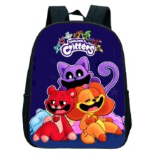 Funny Smiling Critters Print Schoolbag Cartoon Kindergarten Backpack for Preschool Girls And Boys Lightweight Baby Toddler Bags Funny Smiling Critters Print Schoolbag Cartoon Kindergarten Backpack for Preschool Girls And Boys Lightweight Baby Toddler Bags