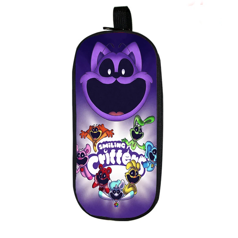 Kawaii Cartoon Smiling Critters Pencil Box