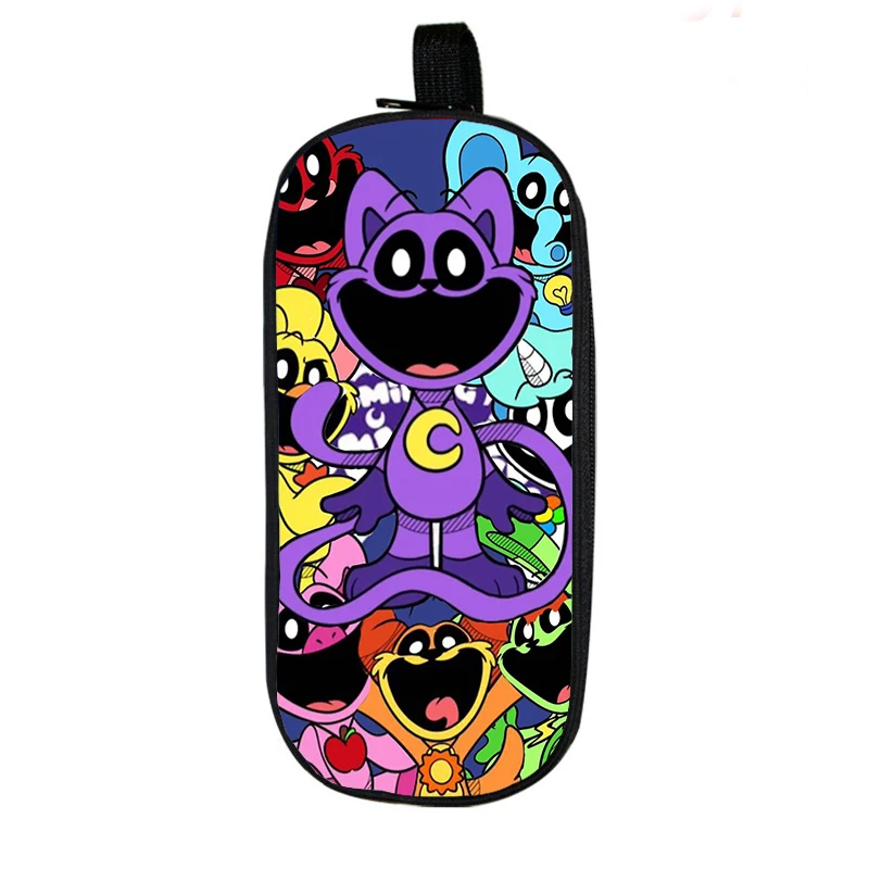 Kawaii Cartoon Smiling Critters Pencil Box