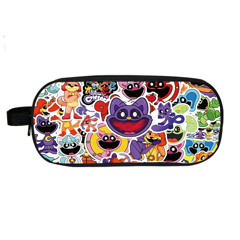 Kawaii Cartoon Smiling Critters Pencil Box - KawaiiMerch.com