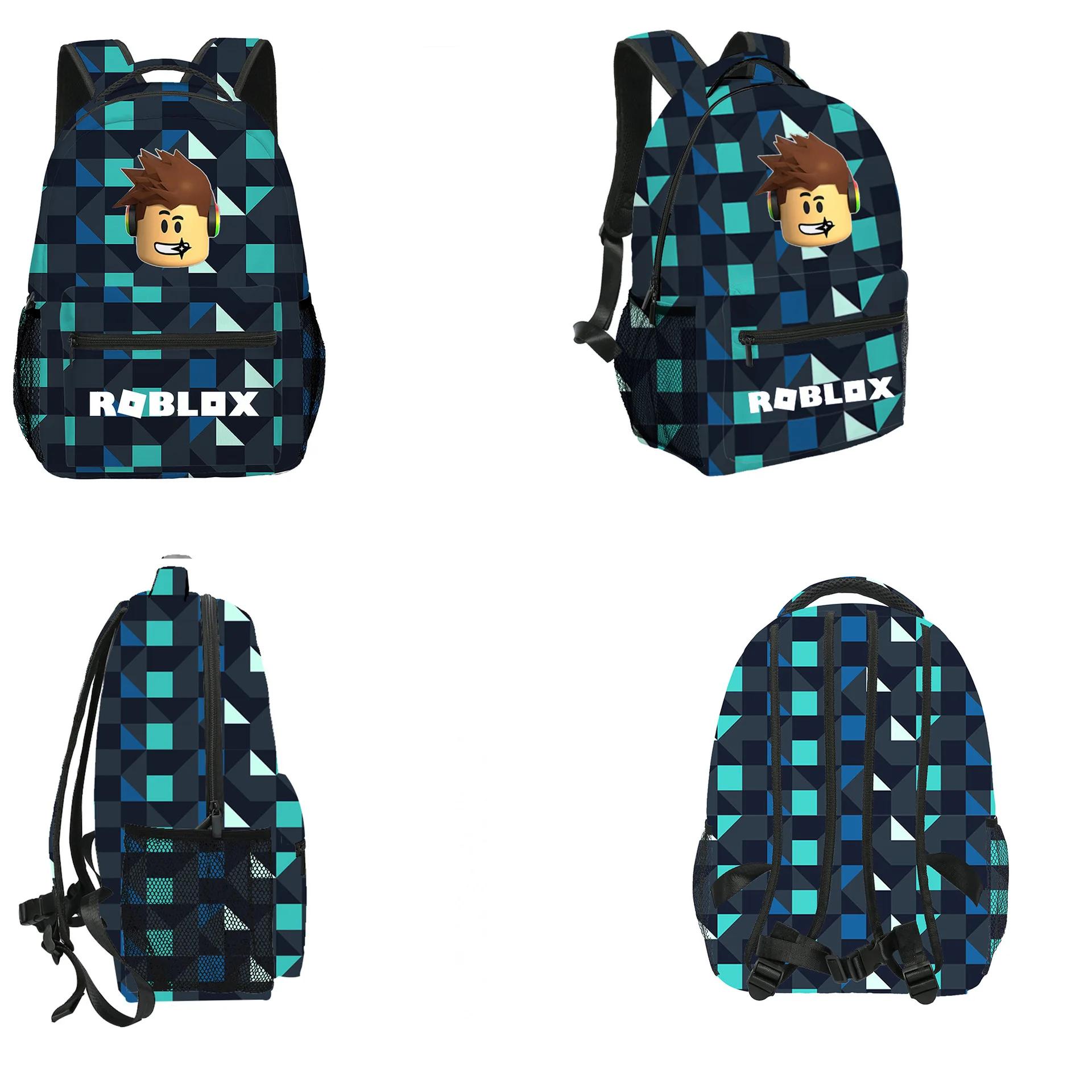 3Pcs Kawaii Roblox Backpack And Lunch Bag With Pencil Case 3Pcs Kawaii Roblox Backpack And Lunch Bag With Pencil Case
