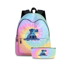 Cartoon Kawaii Stitch Backpack With Pencil Case Cartoon Kawaii Stitch Backpack With Pencil Case