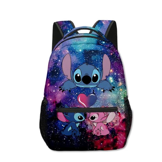 Kawaii Anime Stitch Large Backpack - KawaiiMerch.com