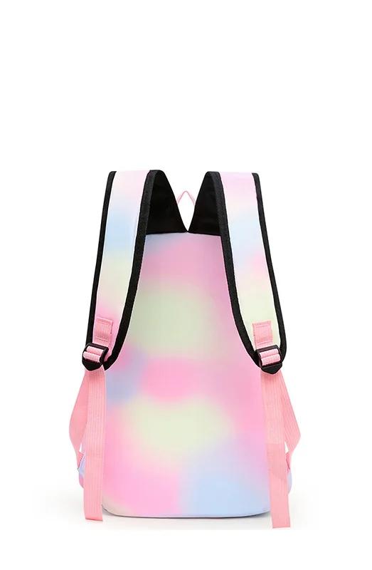 3Pcs Kawaii Sanrio Hello Kitty Colorful Backpack 3Pcs Kawaii Sanrio Hello Kitty Colorful Backpack