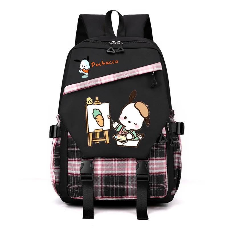 Kawaii Cartoon Pochacco Nylon School Bag