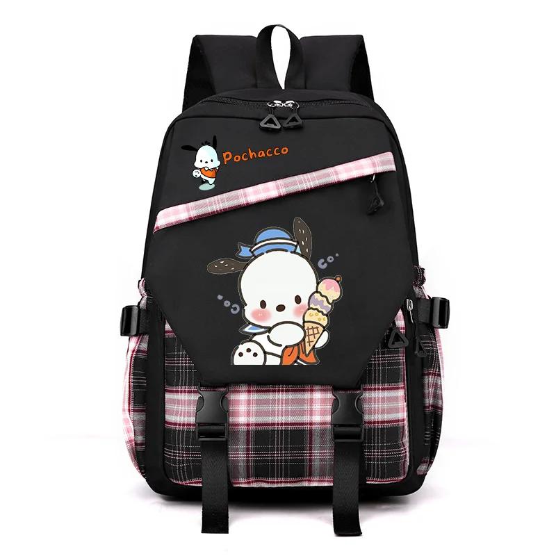 Kawaii Cartoon Pochacco Nylon School Bag